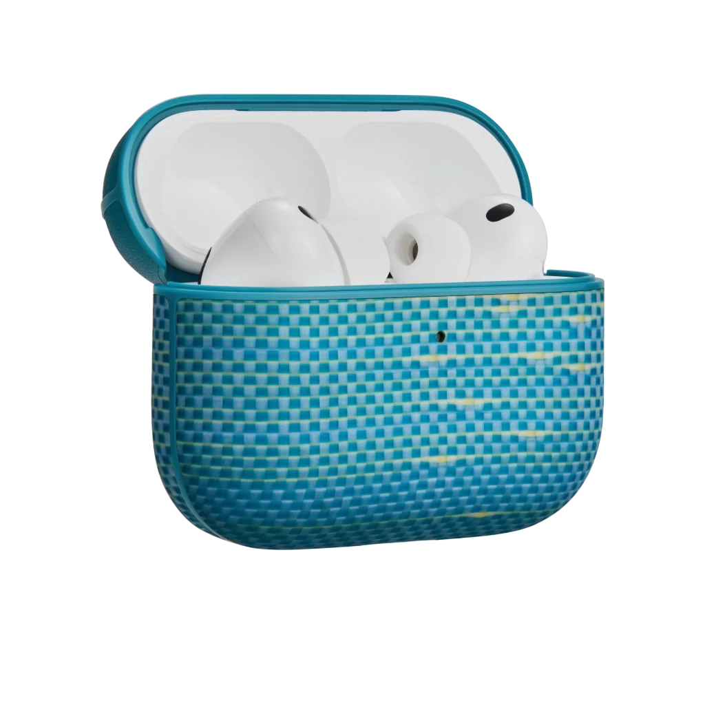 Aramid Fiber MagSafe Uyumlu AirPods Pro 3 Kılıf Lucid Blue