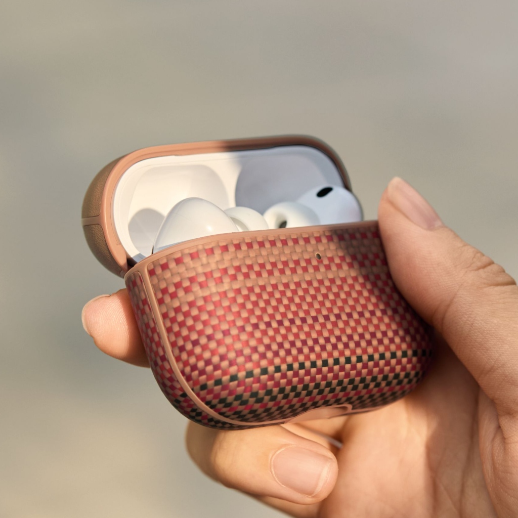 Aramid Fiber MagSafe Uyumlu AirPods Pro 3 Kılıf Sunset