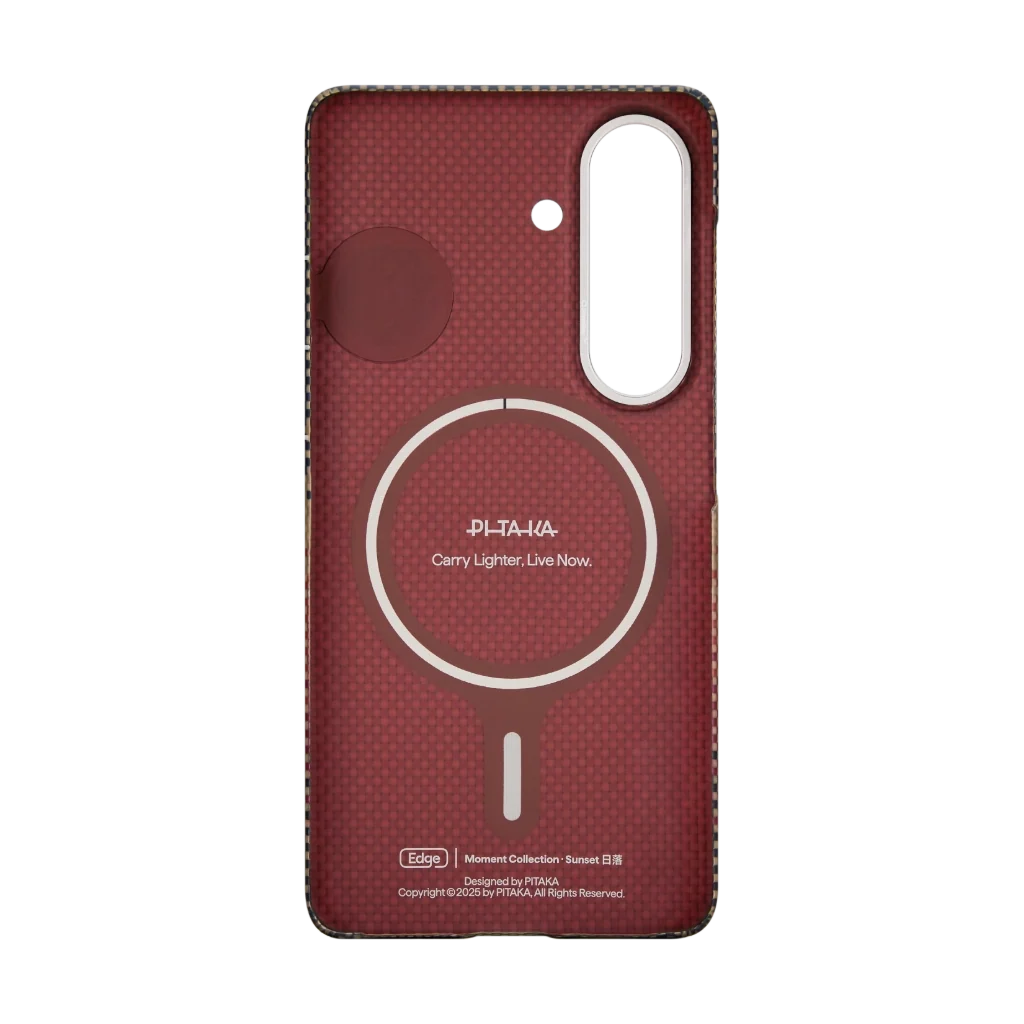 Galaxy S26 Plus Karbon Kılıf MagSafe Uyumlu Aramid Fiber - Edge Sunset