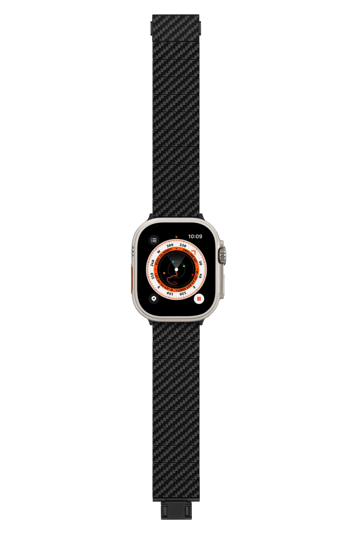 Pitaka Apple Watch / Ultra Uyumlu Karbon Fiber Kordon Modern