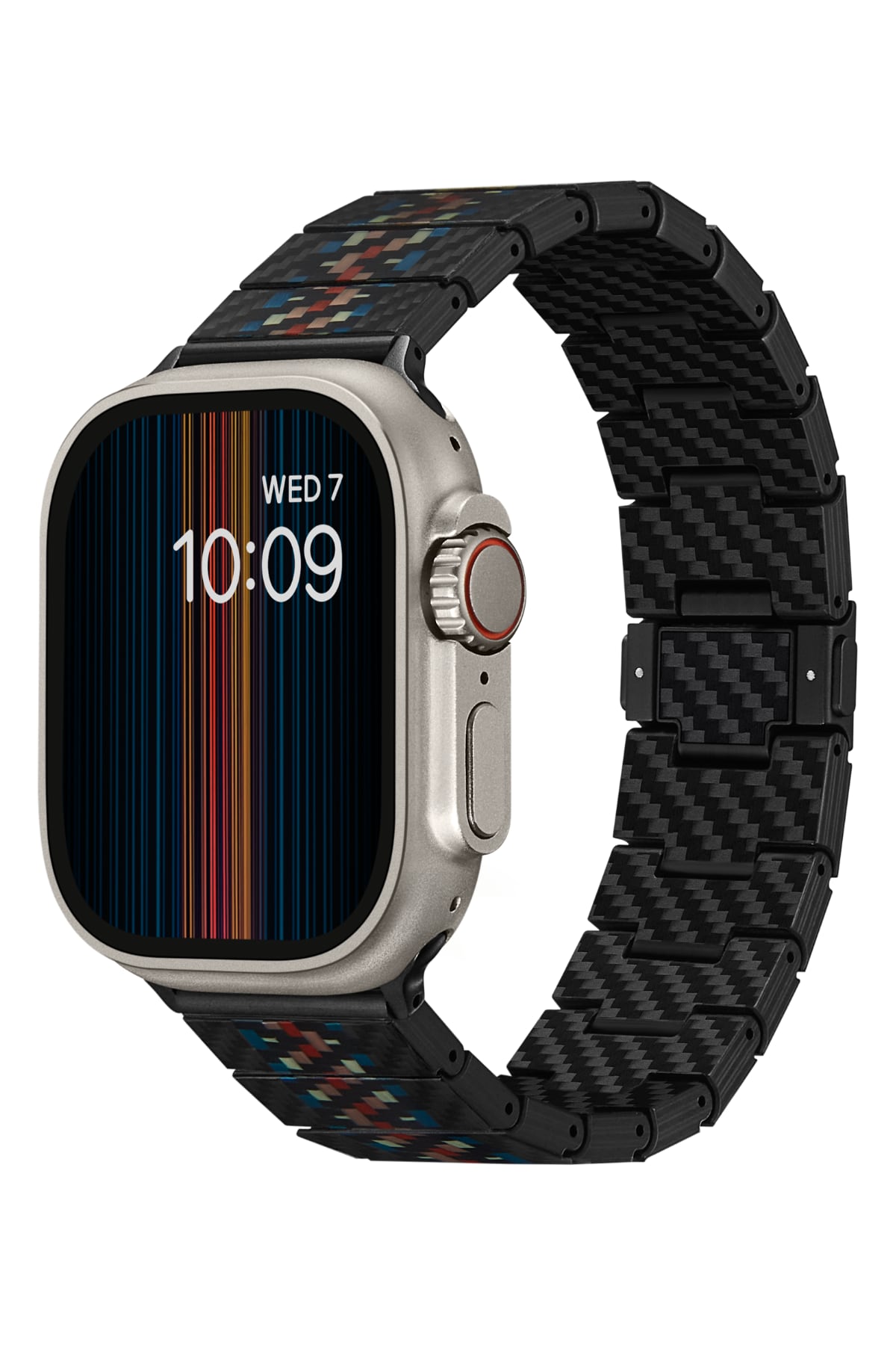 Pitaka Apple Watch / Ultra Uyumlu Karbon Fiber Kordon Rhapsody