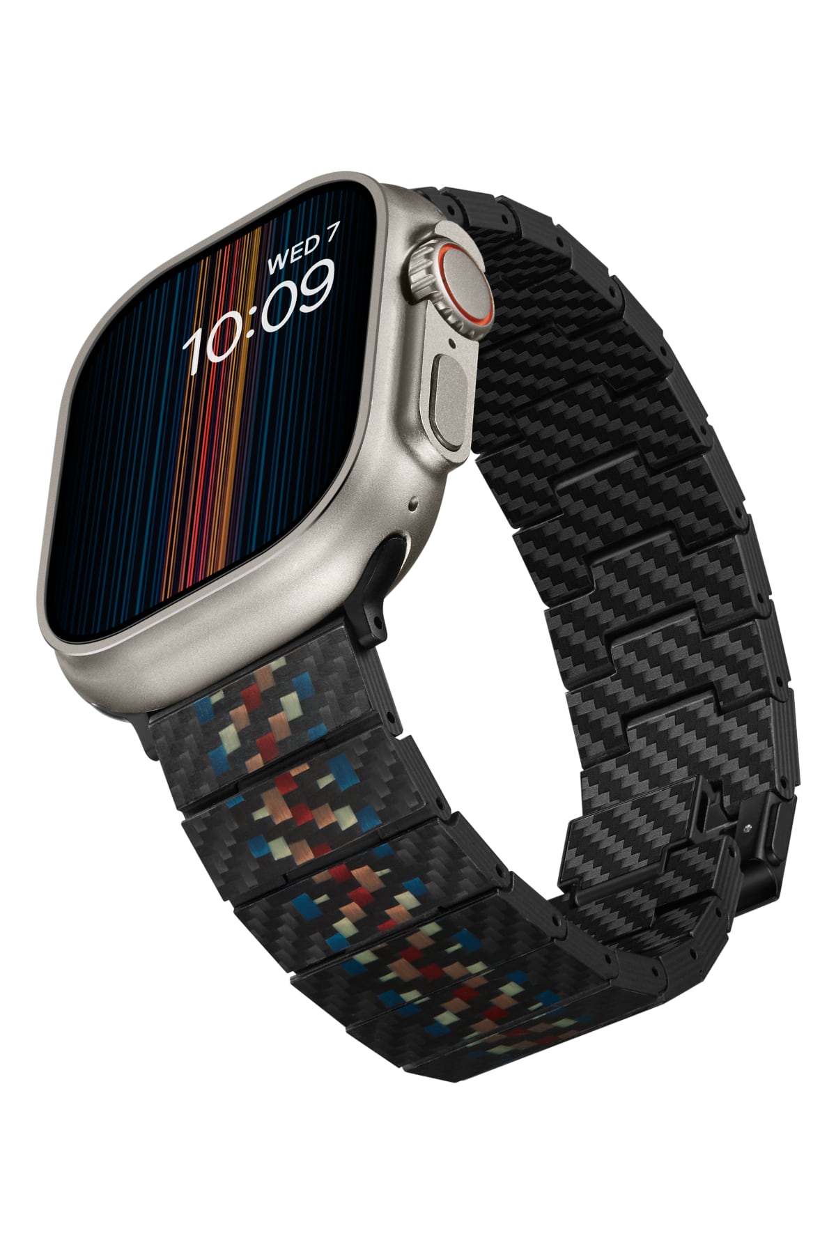 Pitaka Apple Watch / Ultra Uyumlu Karbon Fiber Kordon Rhapsody