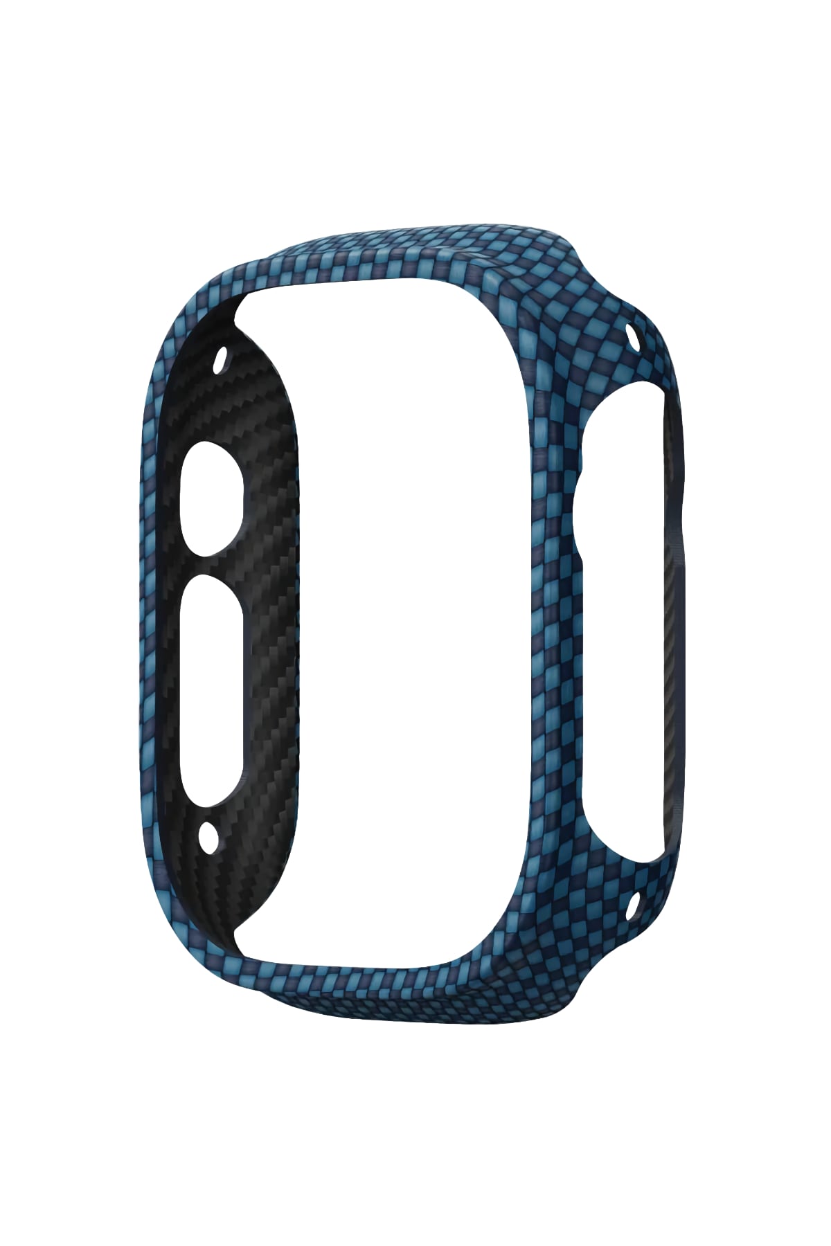 Pitaka Aramid Fiber 600D Apple Watch Ultra 49mm Uyumlu Kasa Koruyucu Mavi