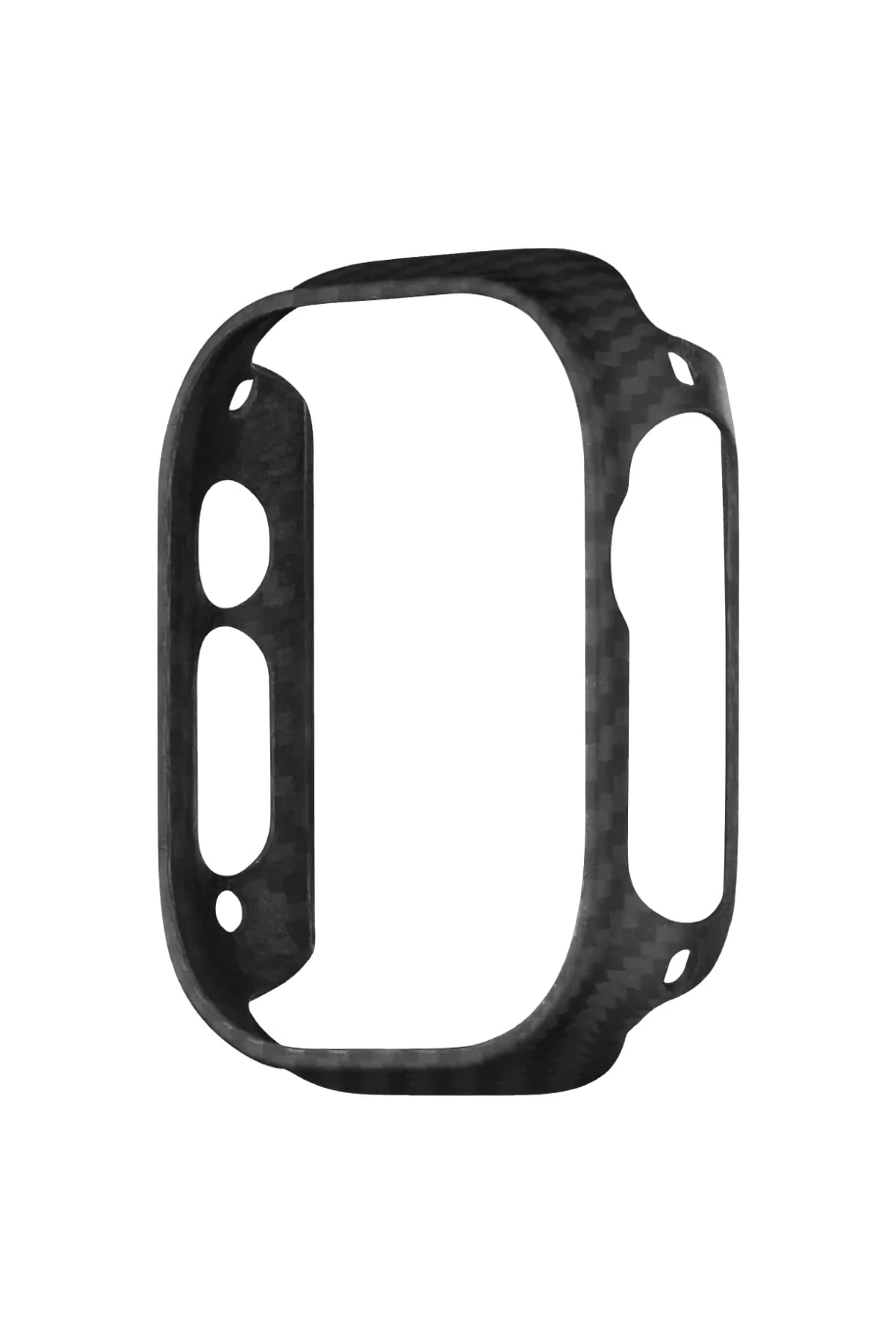 Pitaka Aramid Fiber 600D Apple Watch Ultra 49mm Uyumlu Kasa Koruyucu Siyah