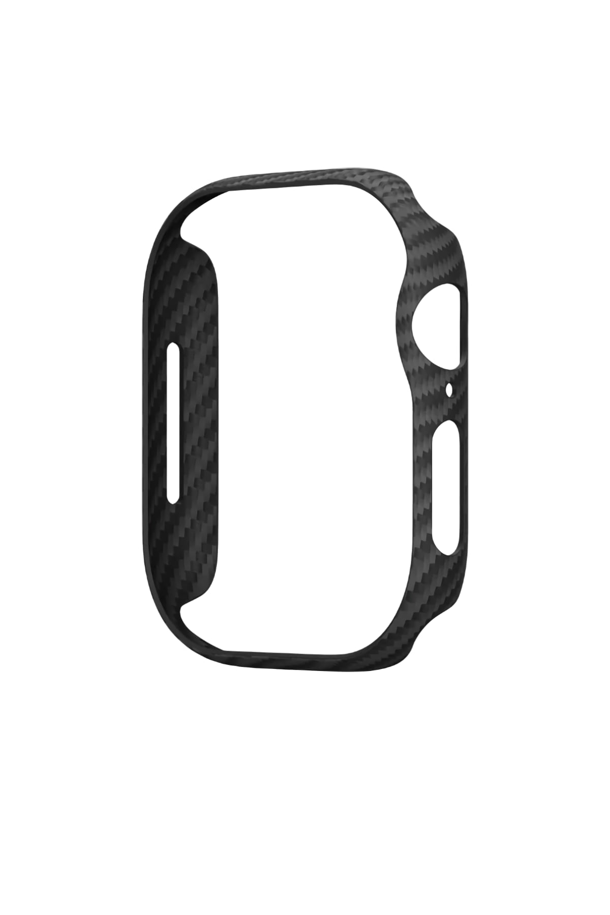 Pitaka Aramid Fiber 600D Apple Watch Uyumlu Kasa Koruyucu Siyah