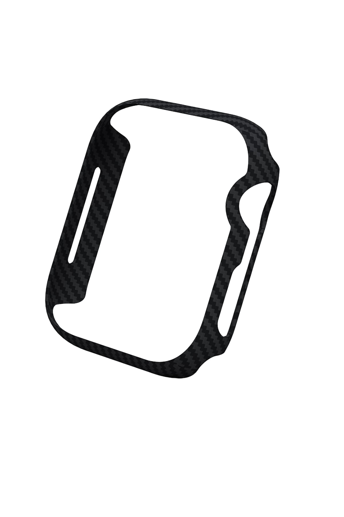 Pitaka Aramid Fiber 600D Apple Watch Uyumlu Kasa Koruyucu Siyah