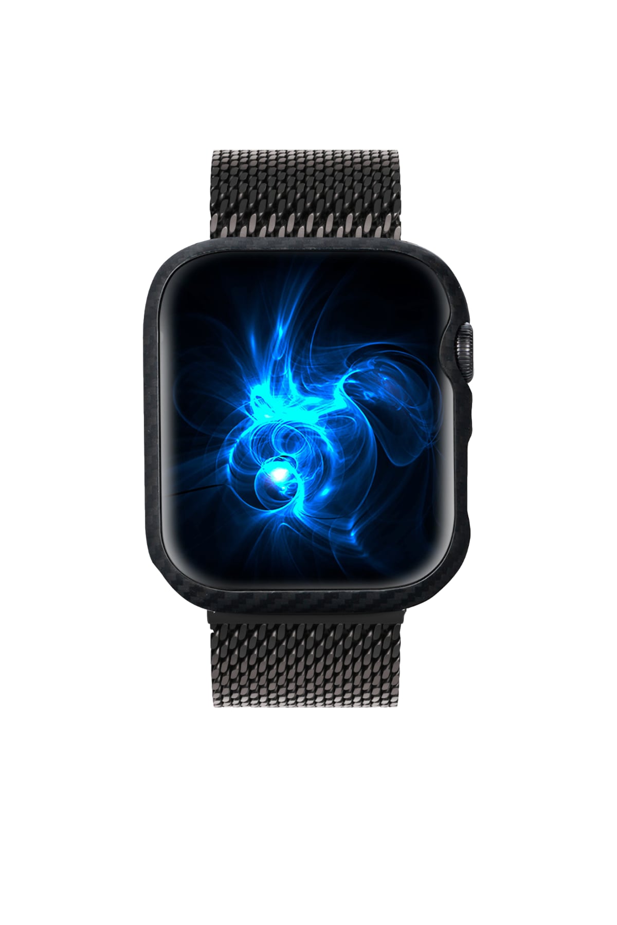 Pitaka Aramid Fiber 600D Apple Watch Uyumlu Kasa Koruyucu Siyah