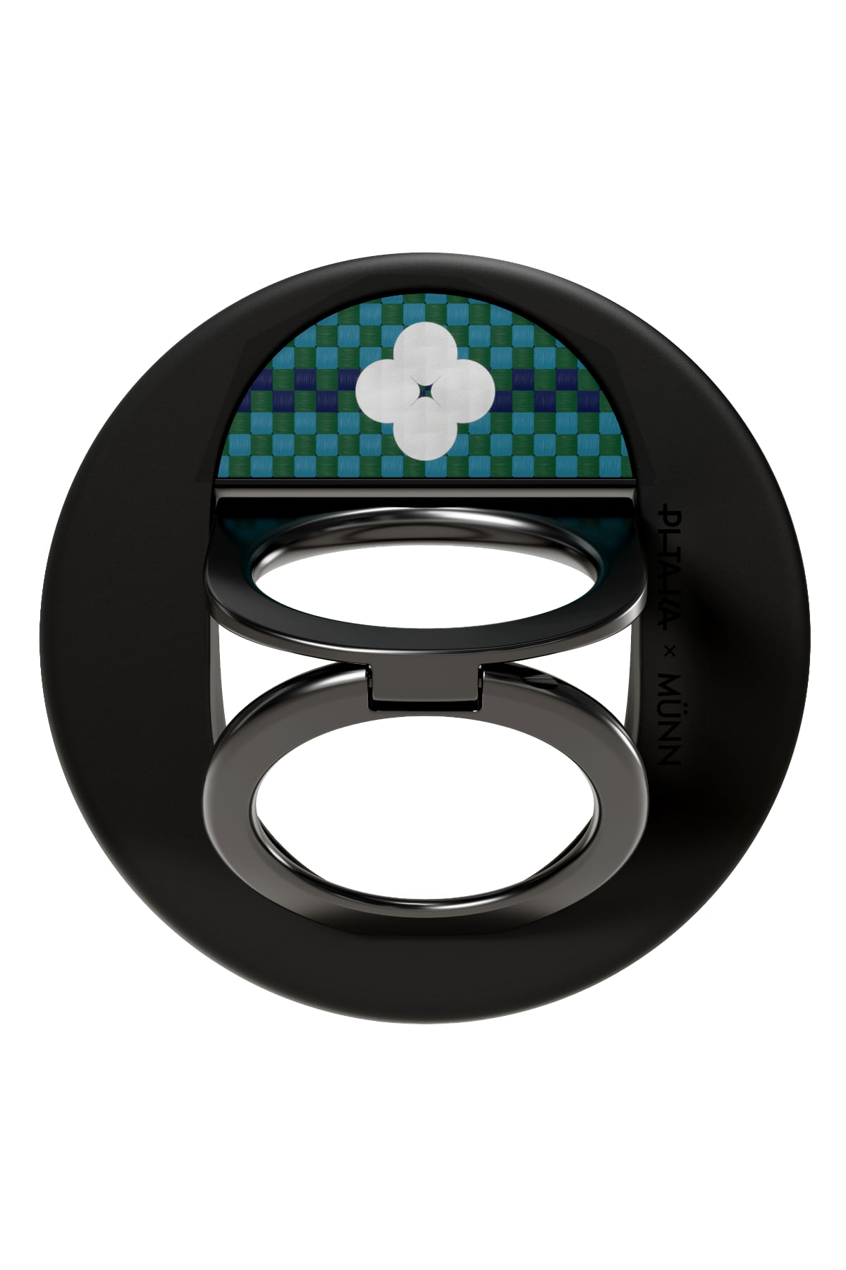 Pitaka Aramid Fiber 600D MagEZ Grip 3 Magsafe Magnetik Ring Stand Telefon Tutucu Forest Dawn