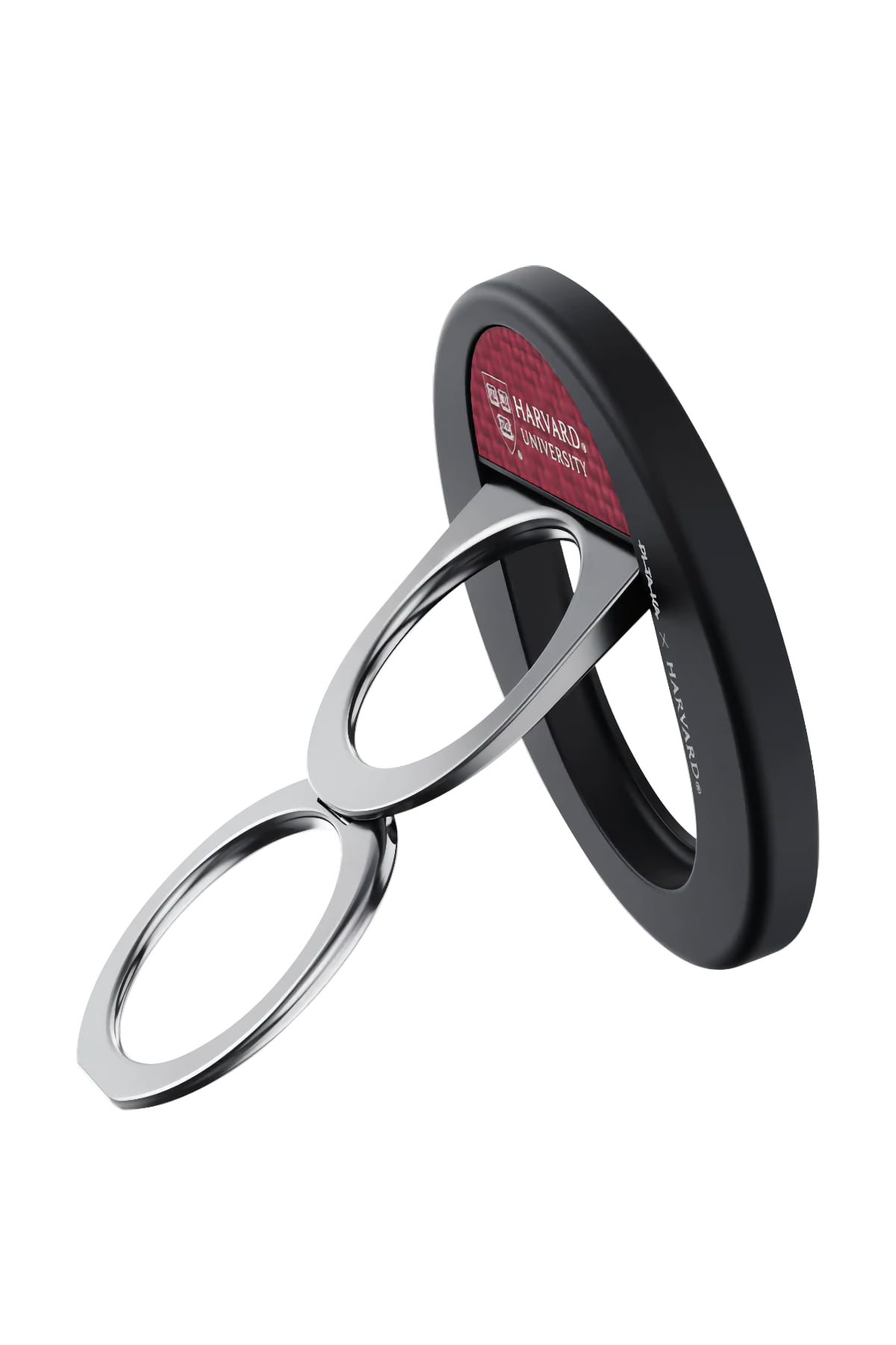 Pitaka Aramid Fiber 600D MagEZ Grip 3 Magsafe Magnetik Ring Stand Telefon Tutucu Harvard Crimson