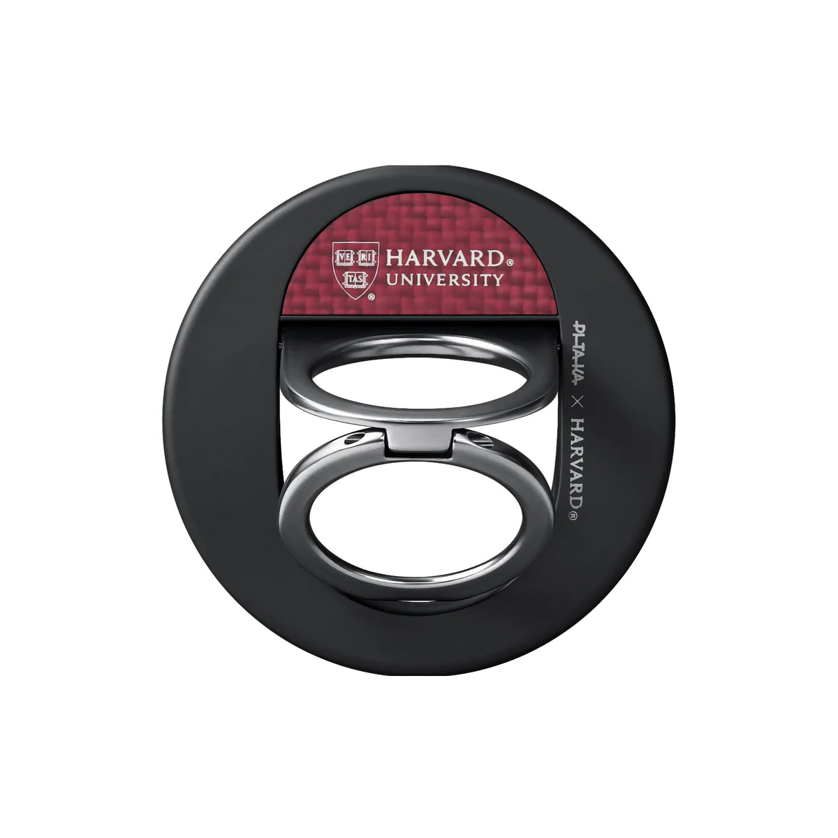 Pitaka Aramid Fiber 600D MagEZ Grip 3 Magsafe Magnetik Ring Stand Telefon Tutucu Harvard Crimson