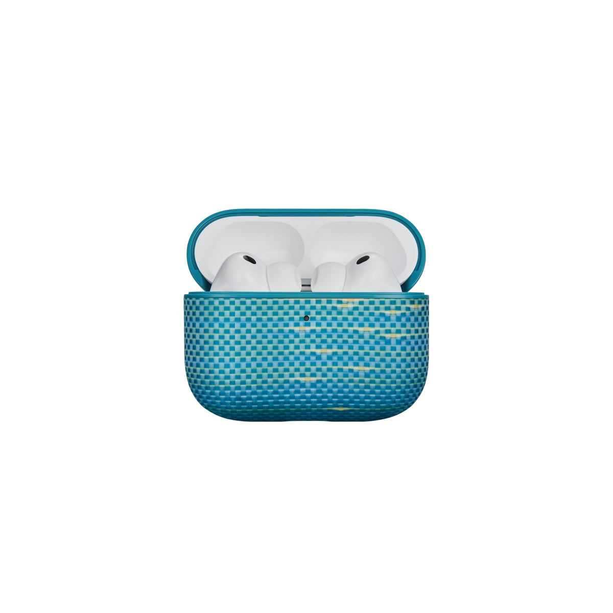 Pitaka Aramid Fiber MagSafe Uyumlu AirPods Pro 3 Kılıf Lucid Blue