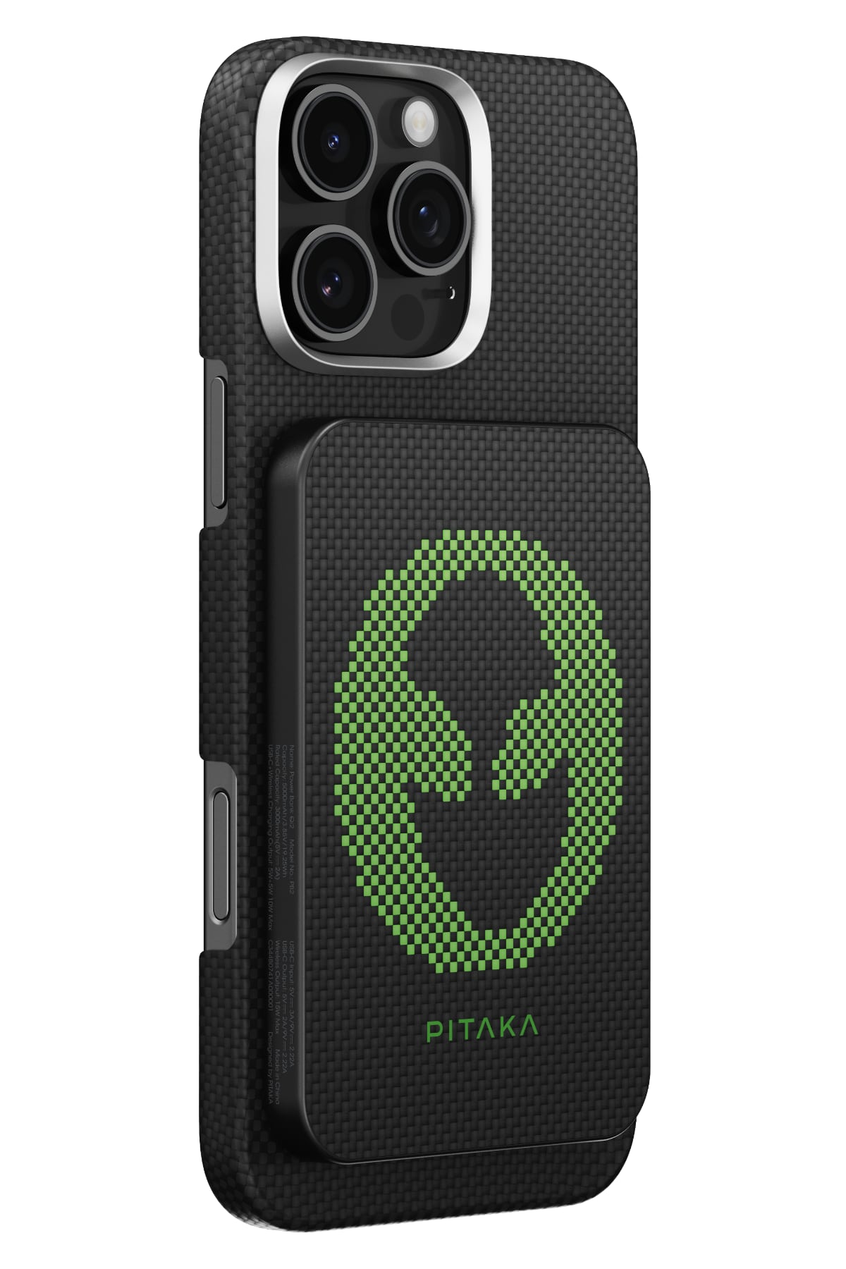 Pitaka Aramid Fiber Magsafe uyumlu Manyetik Powerbank Alien