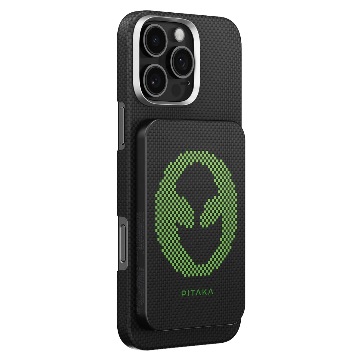 Aramid Fiber Magsafe uyumlu Manyetik Powerbank Alien