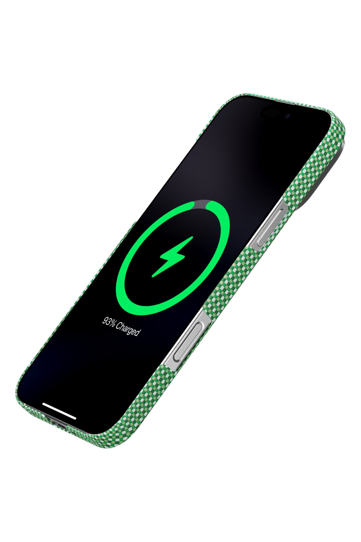 Pitaka Aramid Fiber Magsafe uyumlu Manyetik Powerbank Forest Green