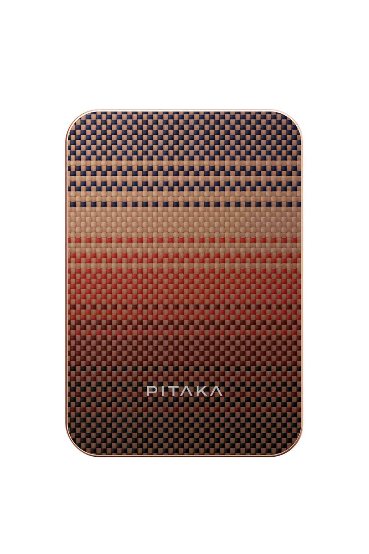 Pitaka Aramid Fiber Magsafe uyumlu Manyetik Powerbank Sunset