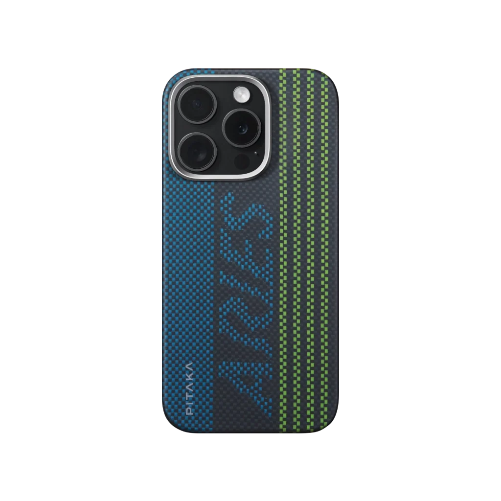 iPhone 16 Pro Karbon Kılıf MagSafe Uyumlu Aramid Fiber - Edge Credit Card