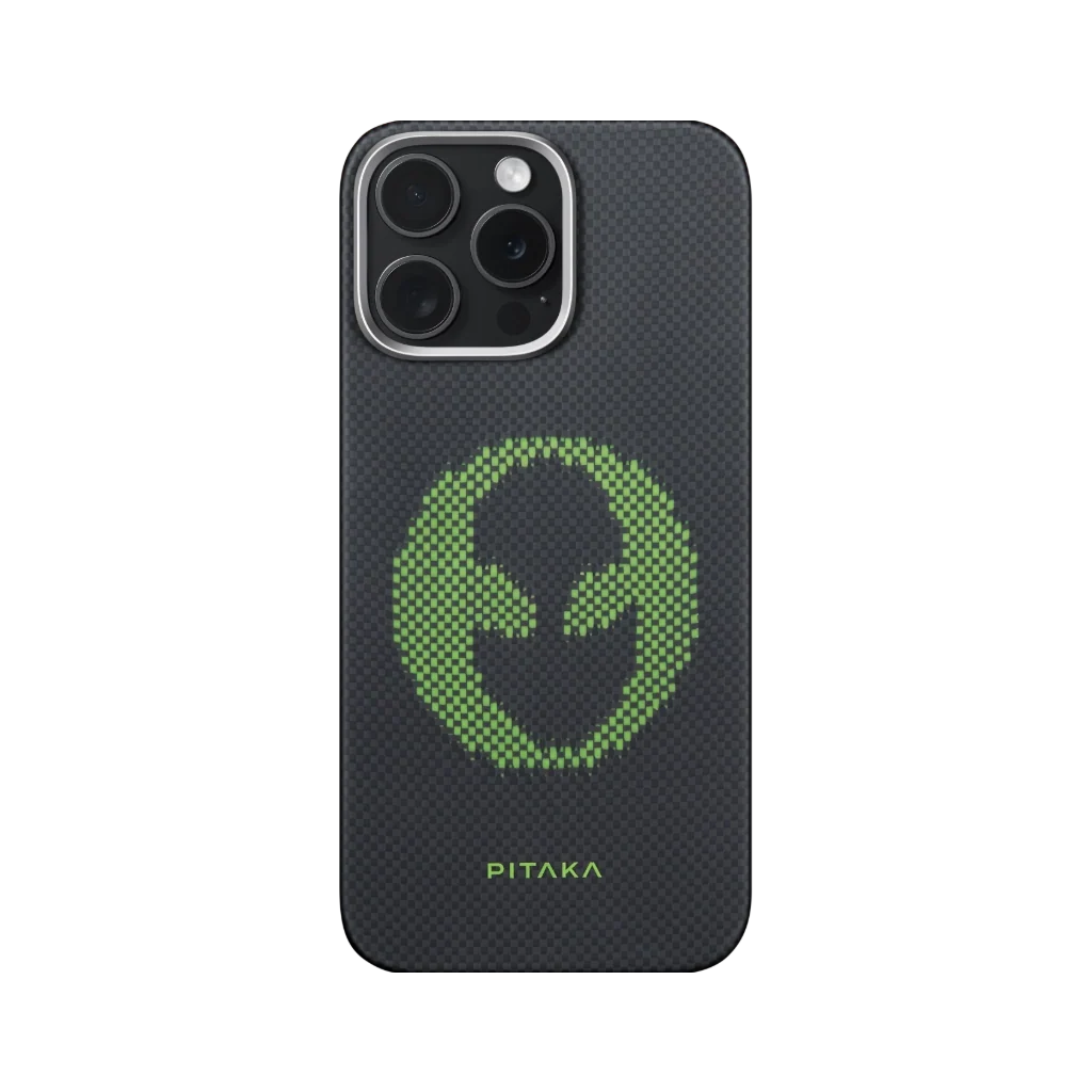iPhone 16 Pro Max Karbon Kılıf MagSafe Uyumlu Aramid Fiber - Edge Alien