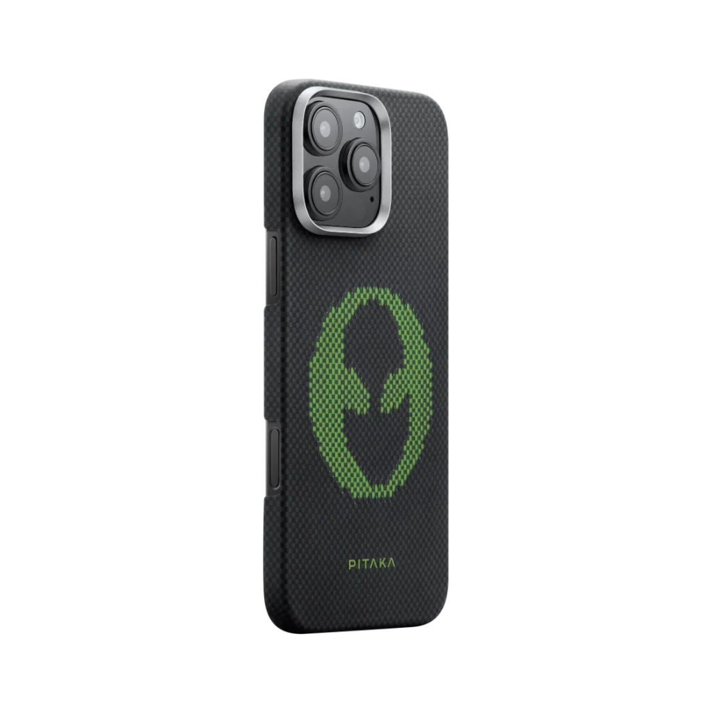 Pitaka iPhone 16 Pro Max Karbon Kılıf MagSafe Uyumlu Aramid Fiber - Edge Alien