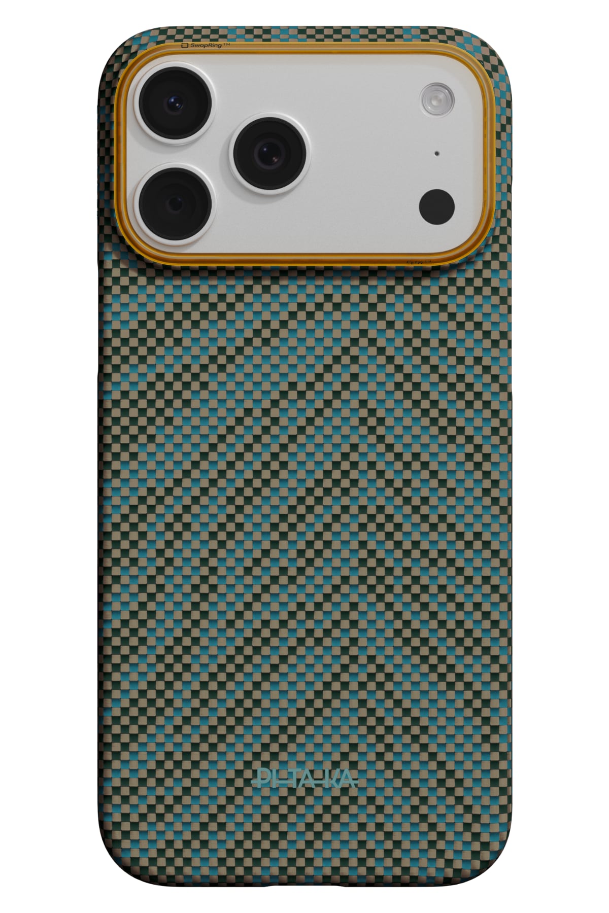 Pitaka Breath of Veins iPhone 17 Pro Aramid Fiber Karbon MagSafe Kılıf Dive Green