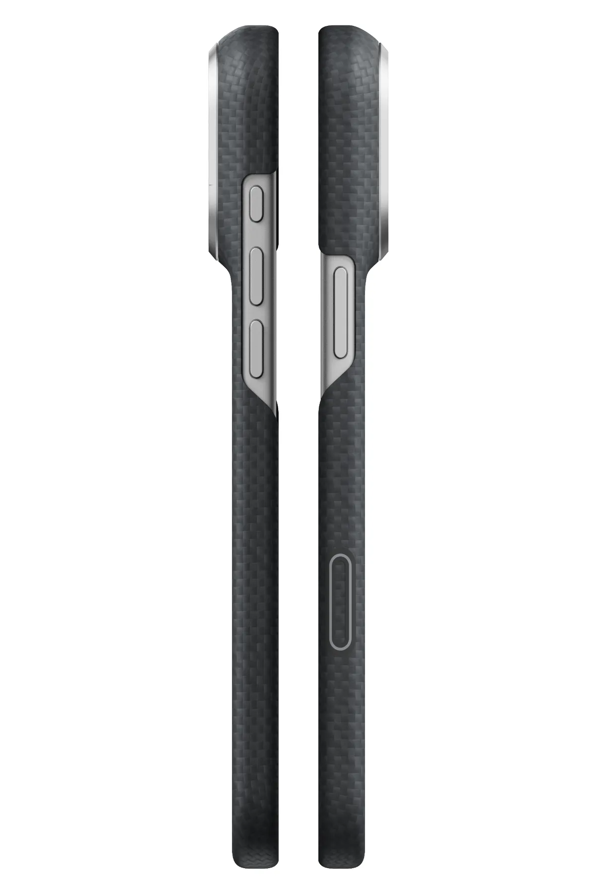 Pitaka Edge iPhone 18 Pro MagSafe Uyumlu Kılıf Lava Black