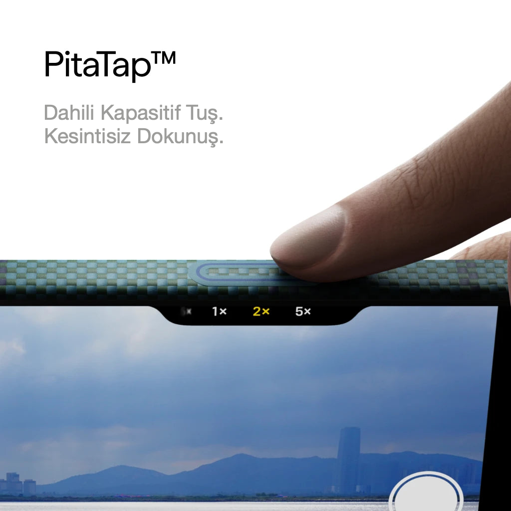 iPhone 17 Pro Karbon Kılıf MagSafe Uyumlu Aramid Fiber - Edge Forest Dawn