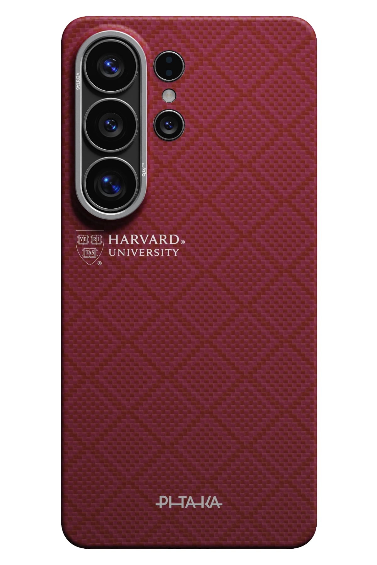 Pitaka Galaxy S26 Ultra Edge Aaron Kılıf Harvard Crimson