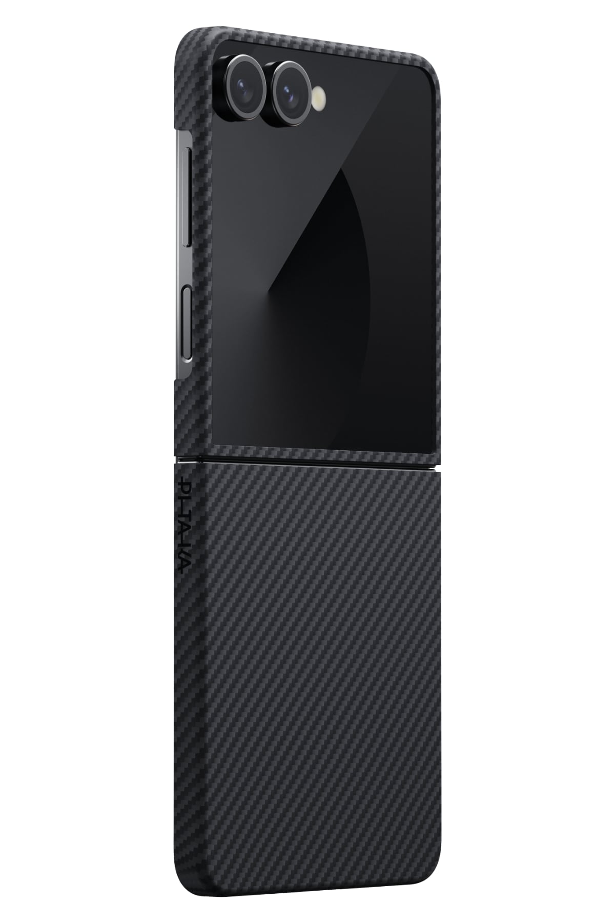 Pitaka Galaxy Z Flip7 Siyah Gri Aramid Fiber Kılıf | MagSafe Uyumlu Ultra İnce