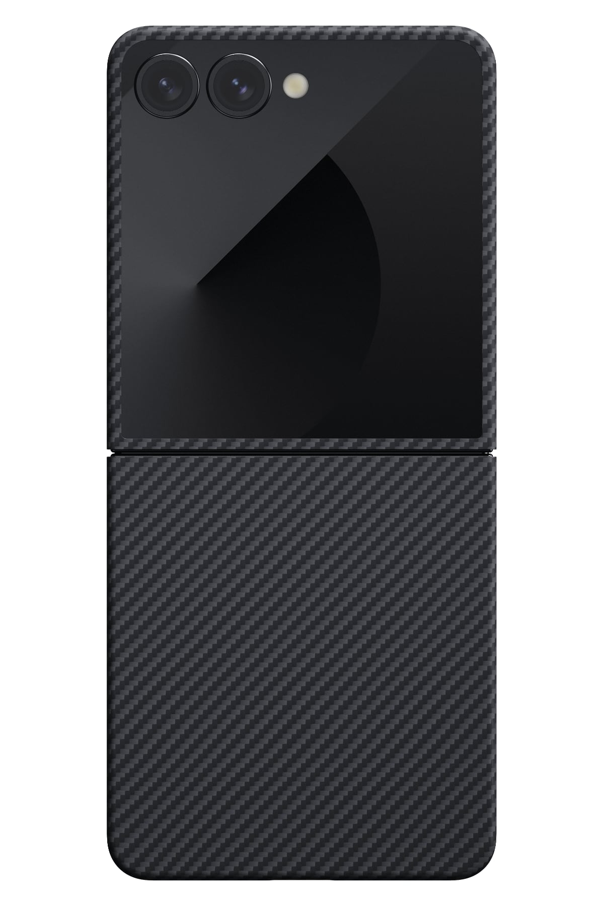 Pitaka Galaxy Z Flip7 Siyah Gri Aramid Fiber Kılıf | MagSafe Uyumlu Ultra İnce