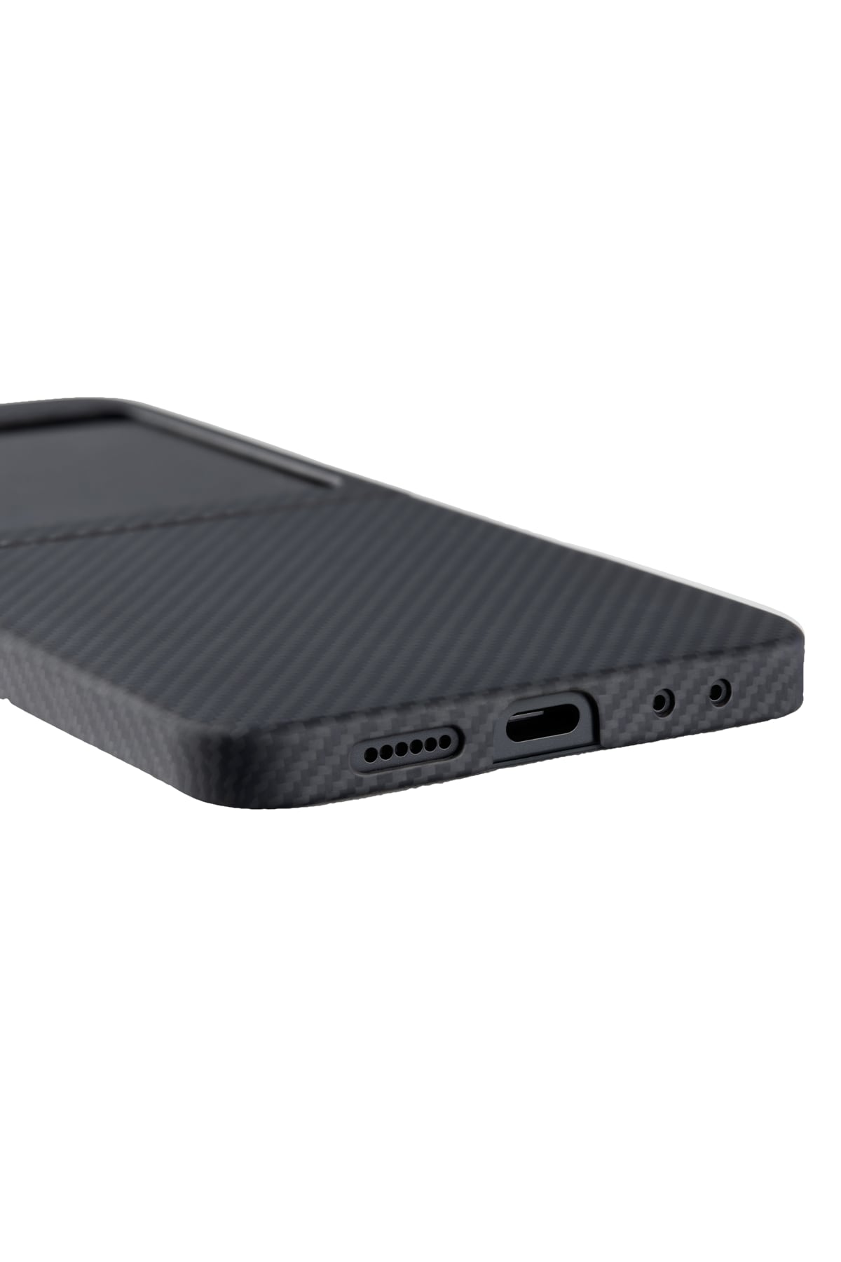 Pitaka Galaxy Z Flip7 Siyah Gri Aramid Fiber Kılıf | MagSafe Uyumlu Ultra İnce