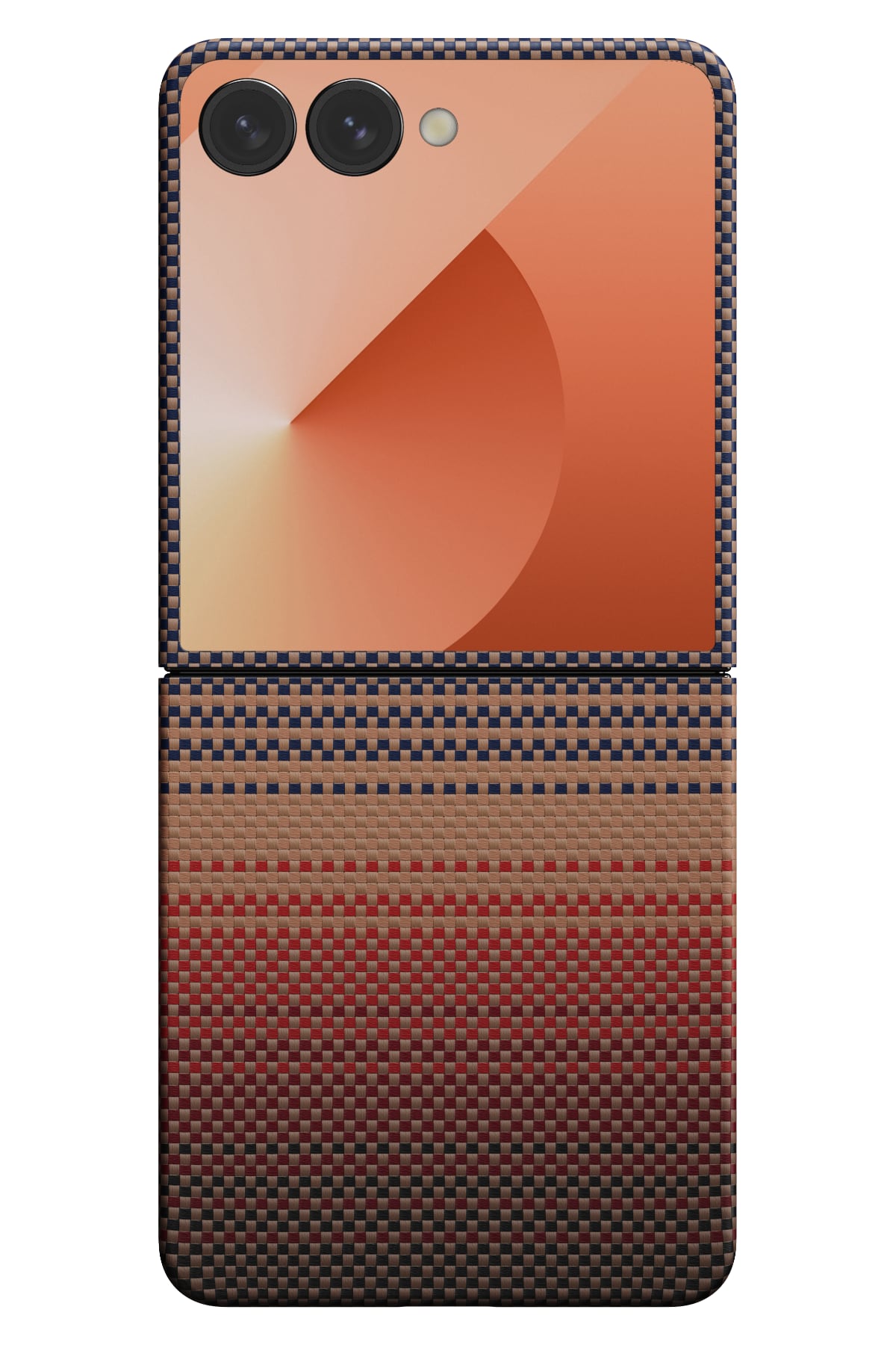 Pitaka Galaxy Z Flip7 Sunset Aramid Fiber Kılıf | MagSafe Uyumlu Ultra İnce