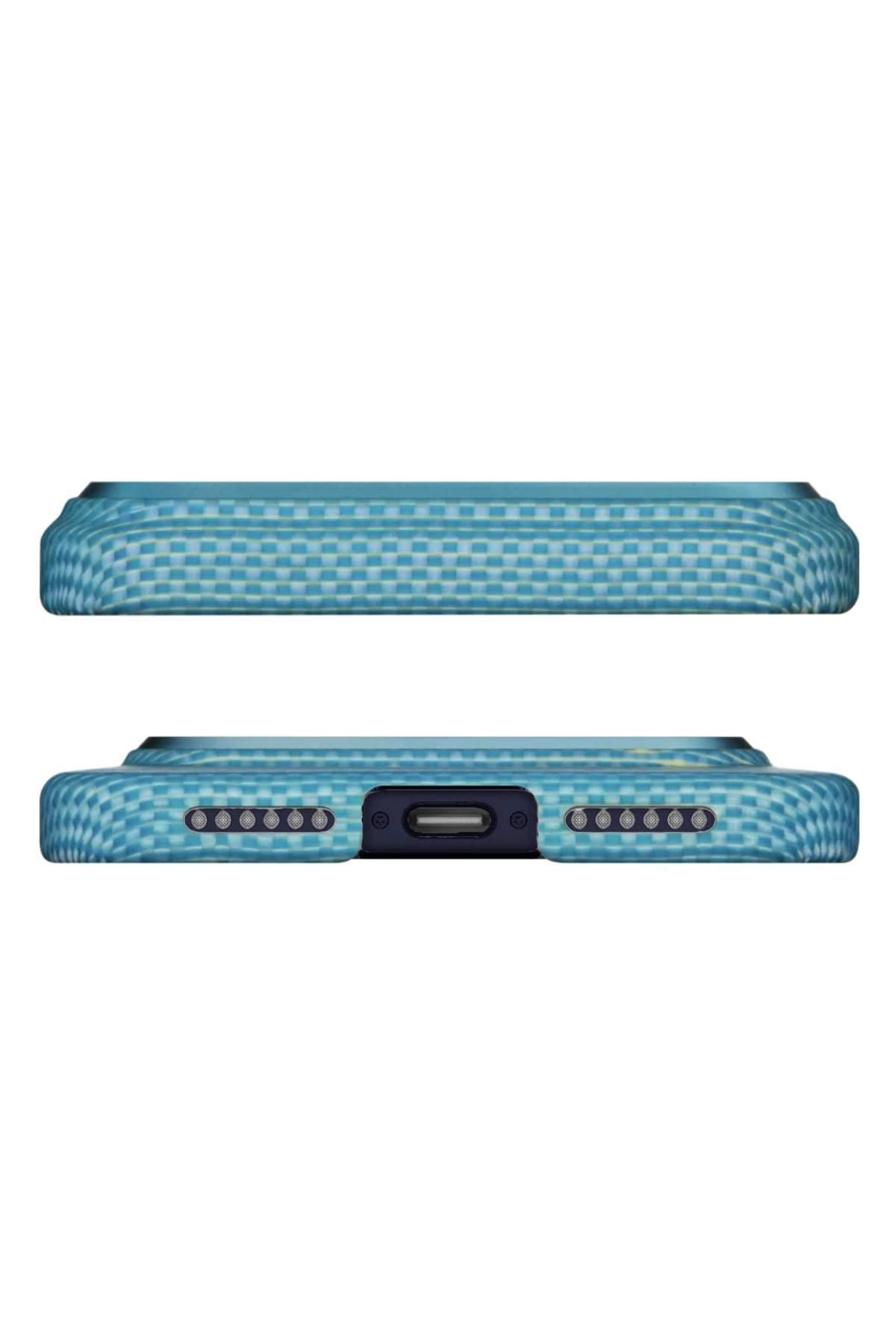 Pitaka Glints of Gold iPhone 17 Pro MagSafe Uyumlu Kılıf Lucid Blue