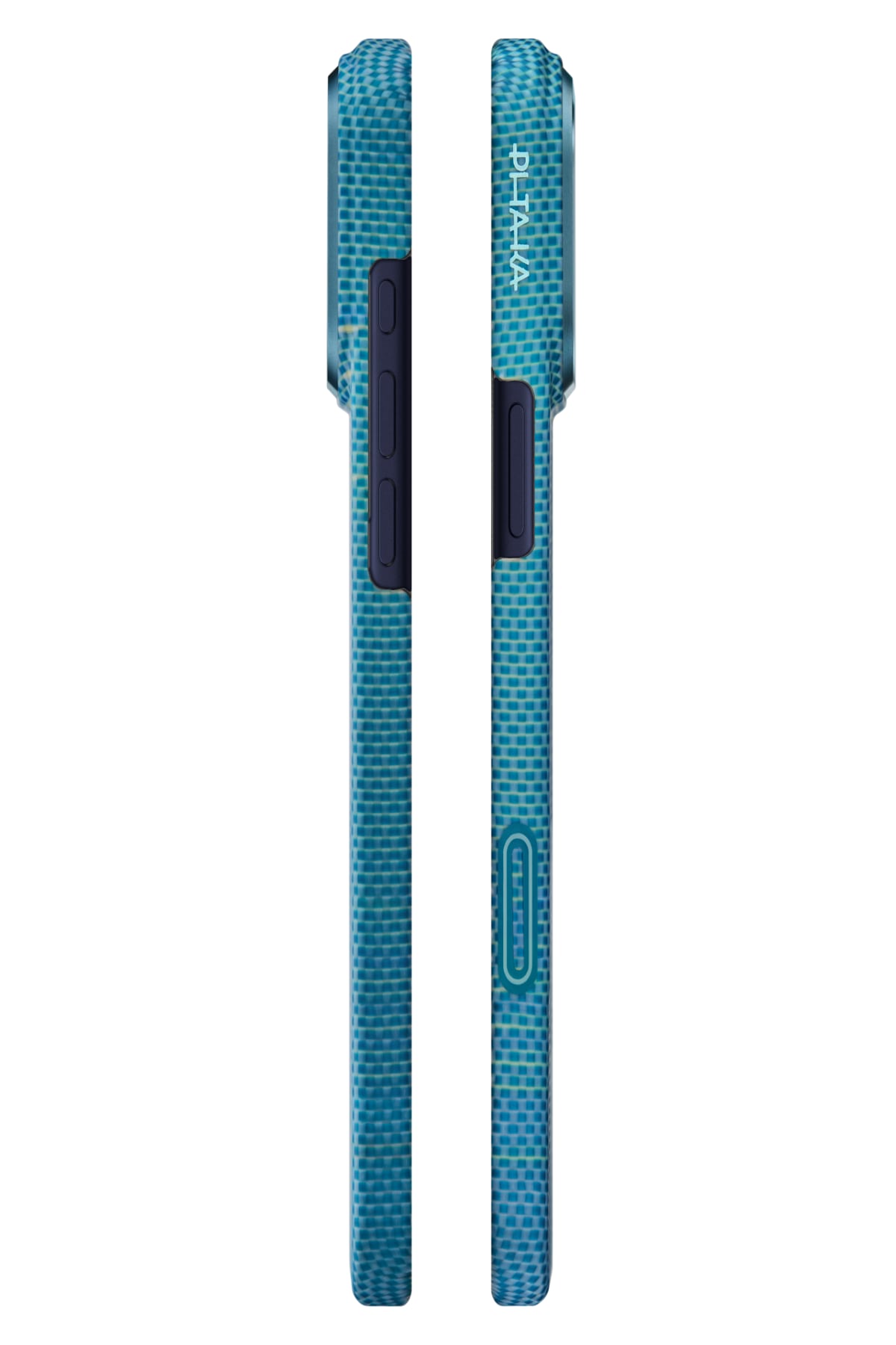 Pitaka Glints of Gold iPhone 17 Pro MagSafe Uyumlu Kılıf Lucid Blue