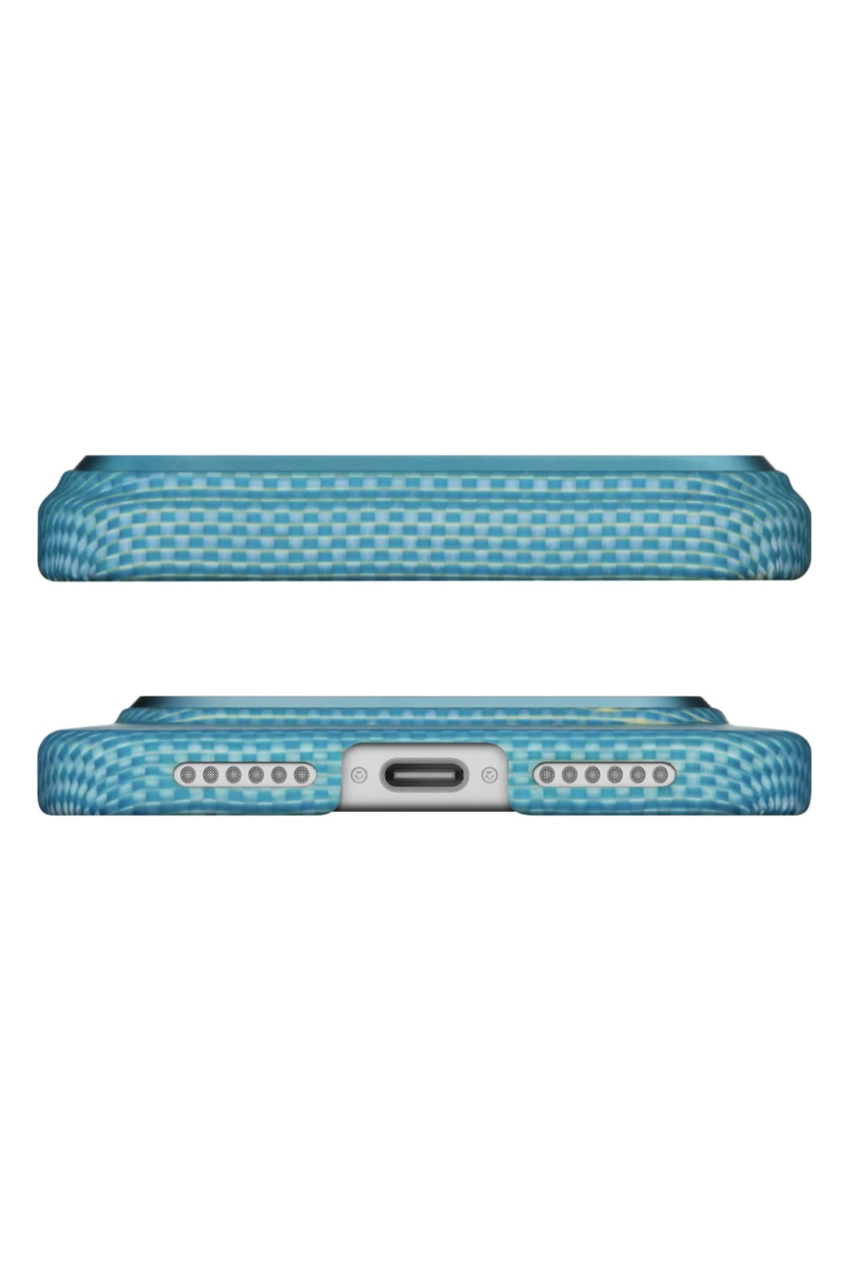 Pitaka Glints of Gold iPhone 17 Pro Max MagSafe Uyumlu Kılıf Lucid Blue