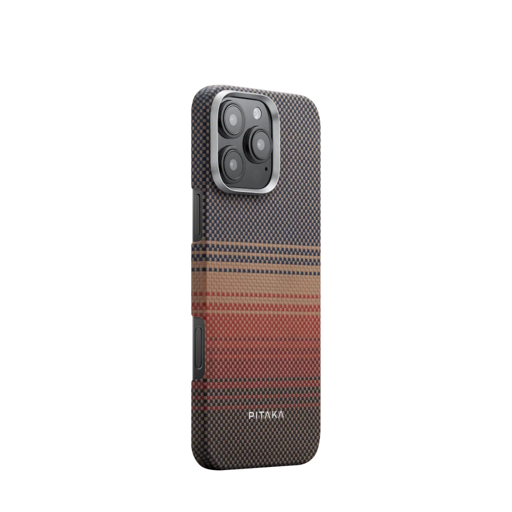 iPhone 16 Pro Karbon Kılıf MagSafe Uyumlu Aramid Fiber - Edge Sunset