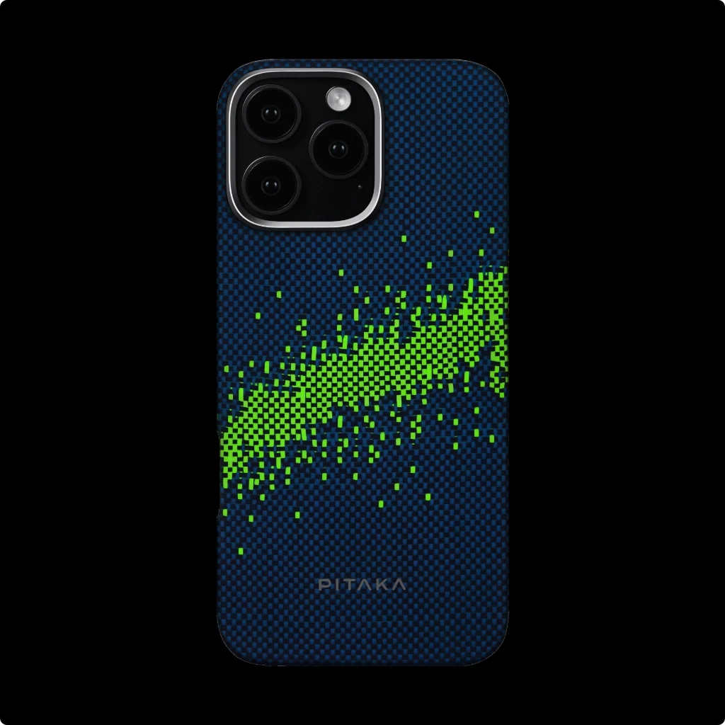 iPhone 16 Pro Max Karbon Kılıf MagSafe Uyumlu Aramid Fiber - Edge Milky Way Galaxy Lumintex
