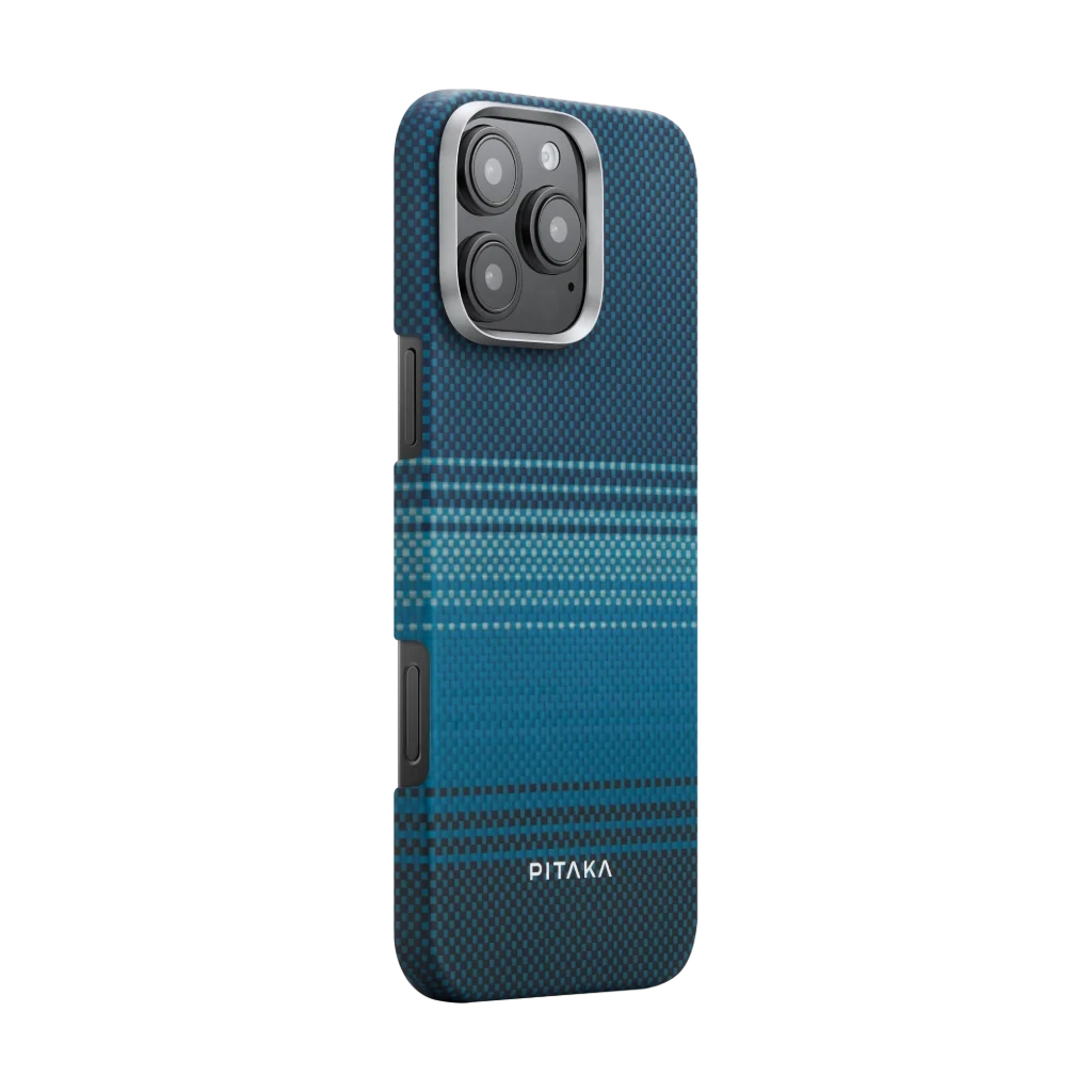 Pitaka iPhone 16 Pro Max Karbon Kılıf MagSafe Uyumlu Aramid Fiber - Edge Moonrise