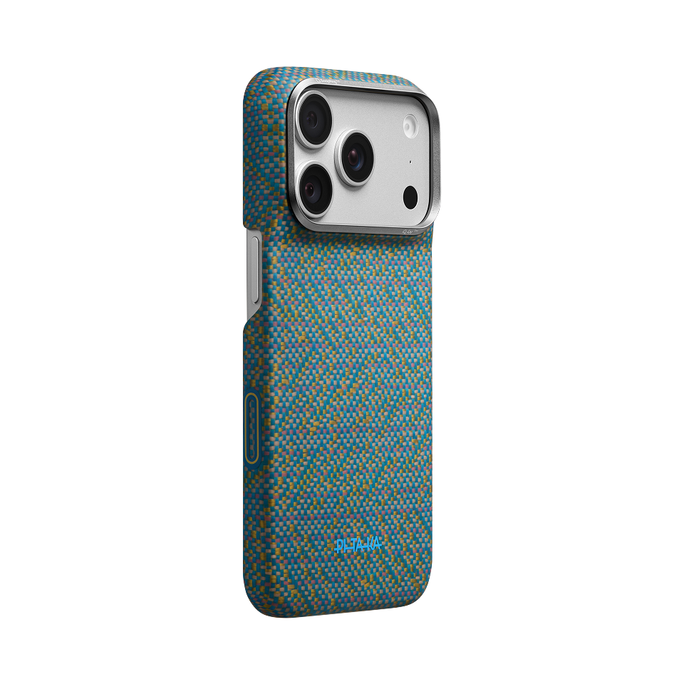 Pitaka iPhone 18 Pro Karbon Kılıf MagSafe Uyumlu Aramid Fiber - Edge Berlin Nocturne