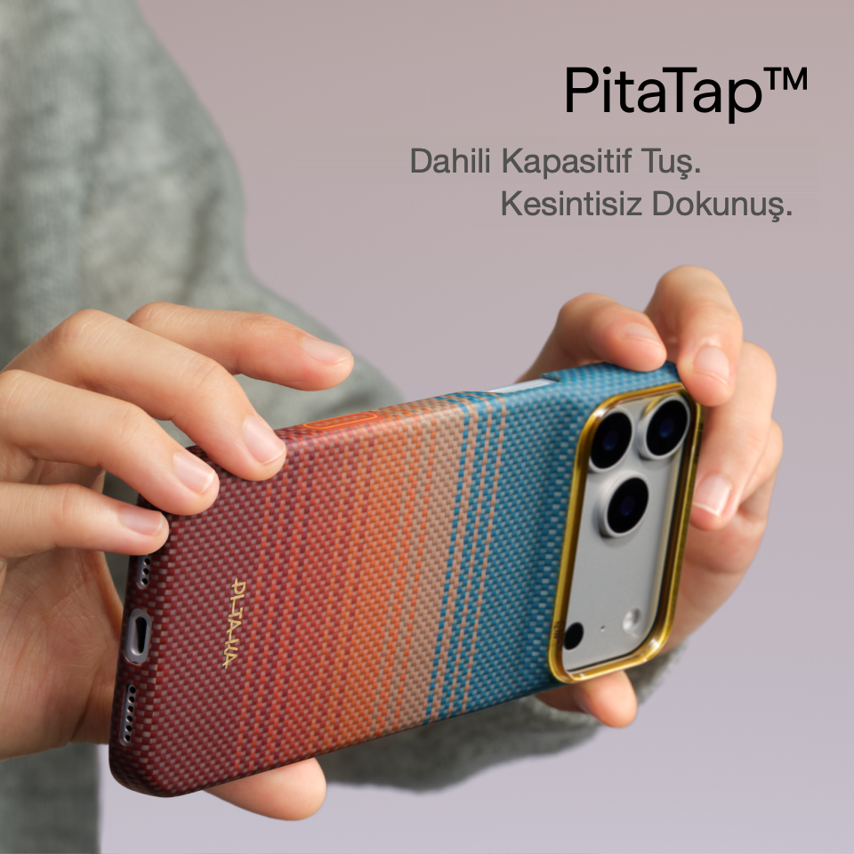 Pitaka iPhone 18 Pro Karbon Kılıf MagSafe Uyumlu Aramid Fiber - Edge California Dream-01