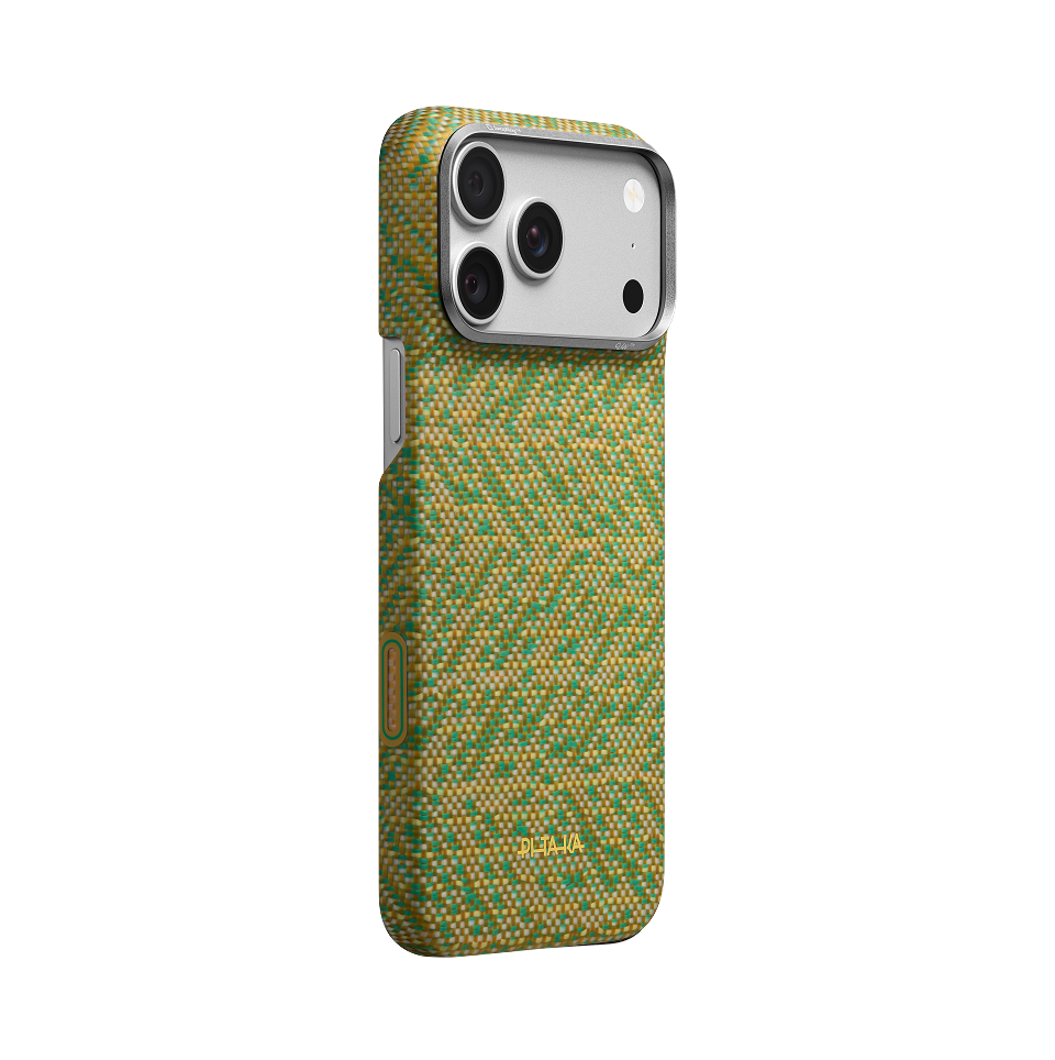 Pitaka iPhone 18 Pro Max Karbon Kılıf MagSafe Uyumlu Aramid Fiber - Edge Surging Awn