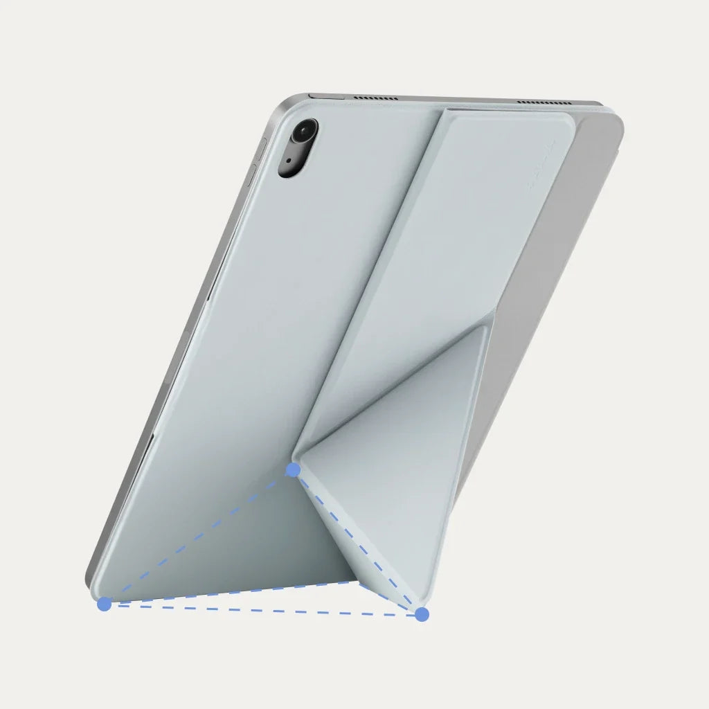 Pitaka iPad Air 11 M4 / M3 / M2 Kılıf Folio 3 Açık Mavi, Kalem Bölmeli Standlı