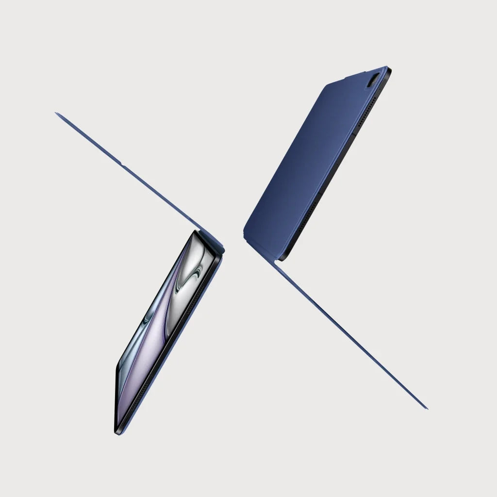 Pitaka iPad Air 13 M4 / M3 / M2 Kılıf Folio 3 Gece Mavisi, Kalem Bölmeli Standlı