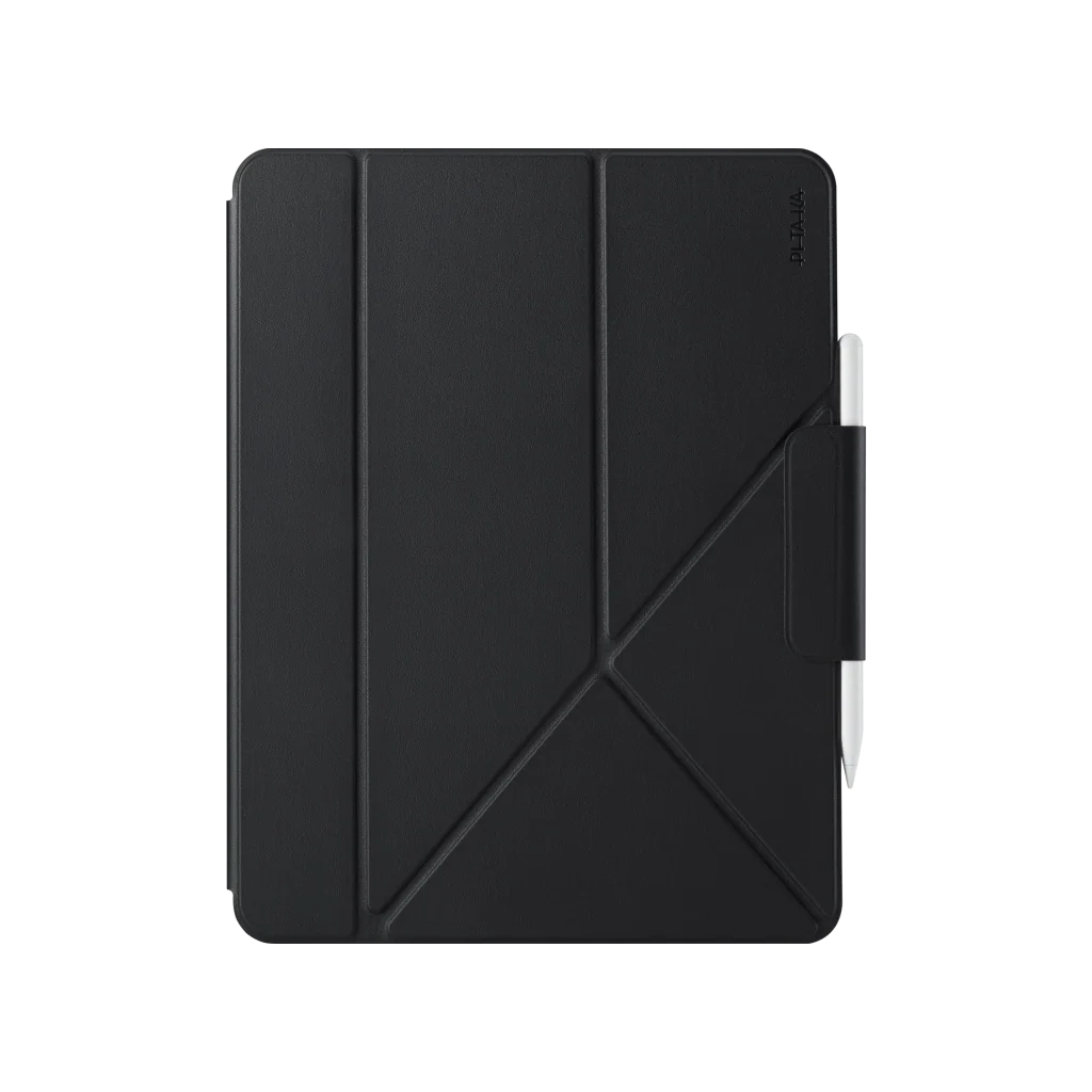 Pitaka iPad Pro 13 M5 / M4 Kılıf Folio 3 Siyah, Kalem Bölmeli Standlı