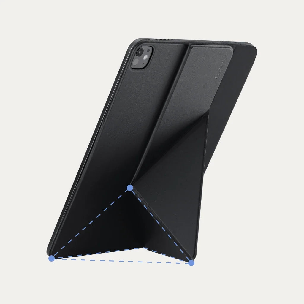 Pitaka iPad Pro 13 M5 / M4 Kılıf Folio 3 Siyah, Kalem Bölmeli Standlı