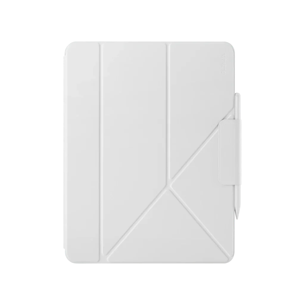 Pitaka iPad Pro 11 M5 / M4 Kılıf Folio 3 Beyaz, Kalem Bölmeli Standlı