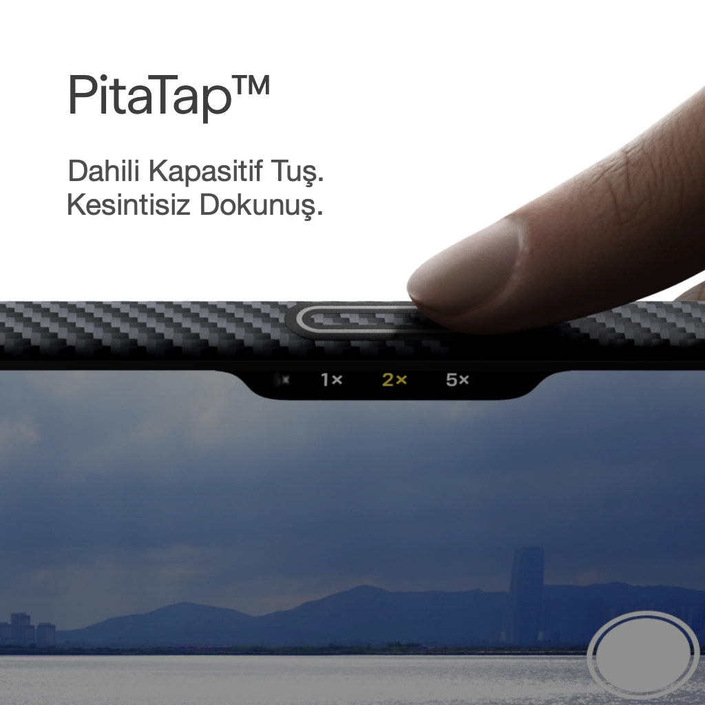 iPhone 16 Pro Karbon Kılıf MagSafe Uyumlu Aramid Fiber - Edge 600D Black Gray