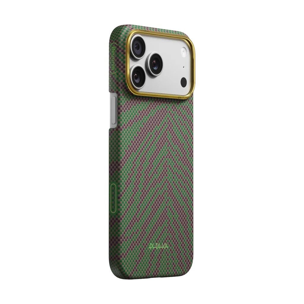 Pitaka iPhone 17 Pro Max Karbon Kılıf MagSafe Uyumlu Aramid Fiber - Edge Sprout Surge