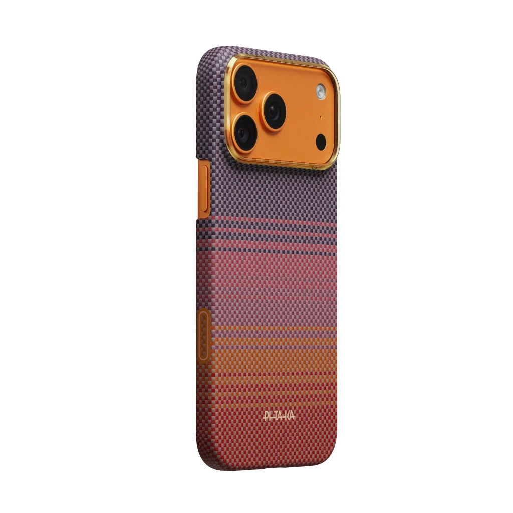 Pitaka iPhone 17 Pro Max Karbon Kılıf MagSafe Uyumlu Aramid Fiber - Edge California Dream-02