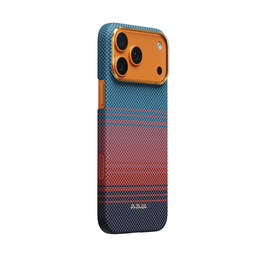 Pitaka iPhone 17 Pro Max Karbon Kılıf MagSafe Uyumlu Aramid Fiber - Edge California Dream-03