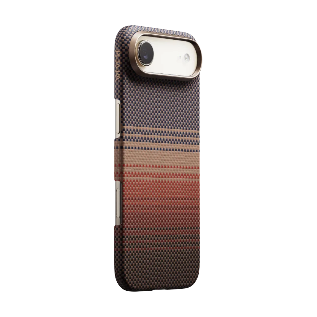 Pitaka iPhone Air Karbon Kılıf MagSafe Uyumlu Aramid Fiber - Edge Sunset
