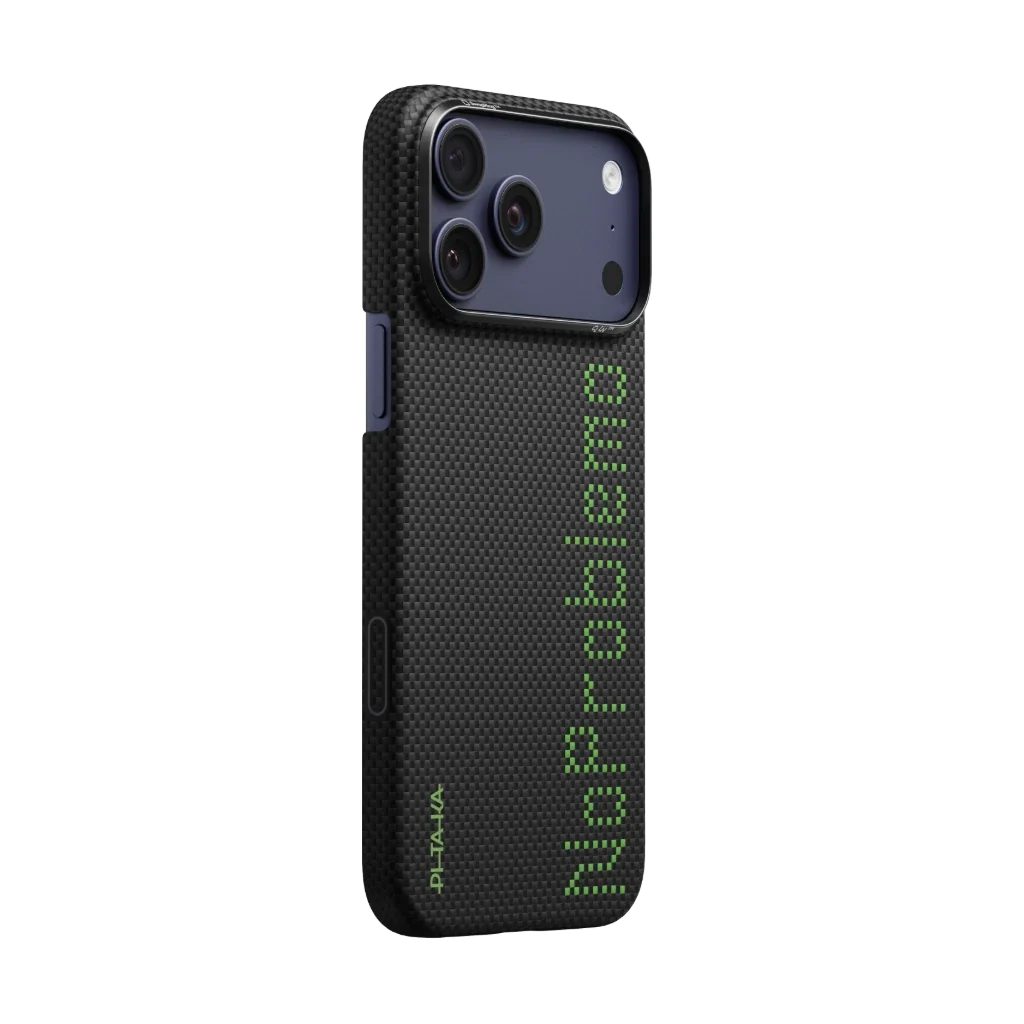 iPhone 17 Pro Max Karbon Kılıf MagSafe Uyumlu Aramid Fiber - Edge NoProblemo Lumintex
